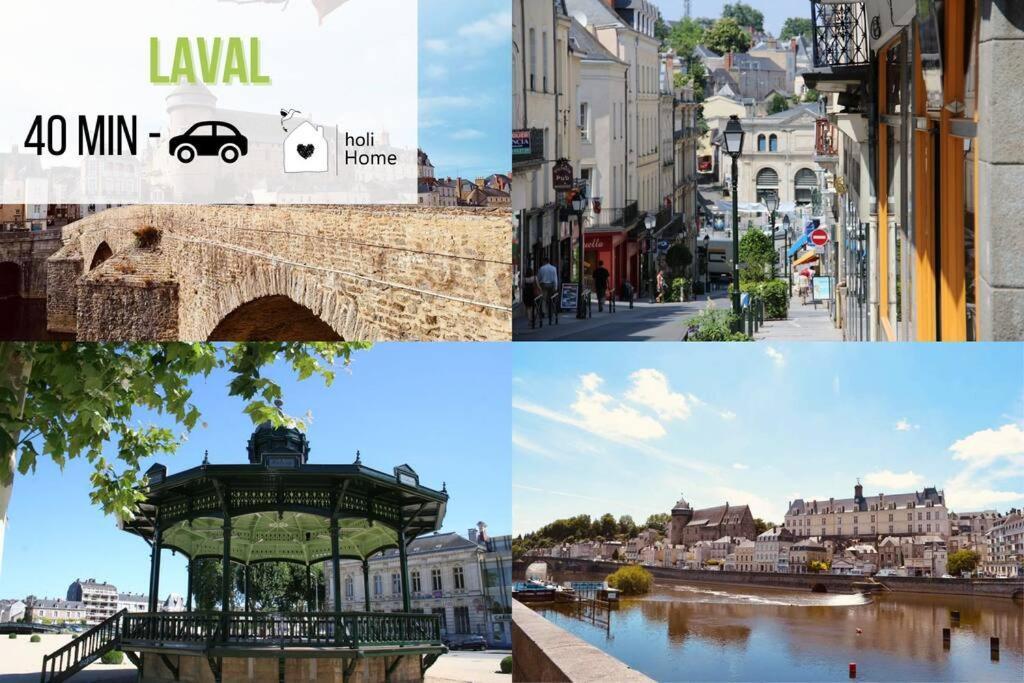 H3 Charmante Maison Sur La Vilaine Pres Du Chateau Vitré Eksteriør bilde