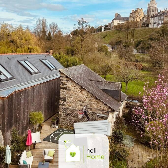 H3 Charmante Maison Sur La Vilaine Pres Du Chateau Vitré Eksteriør bilde